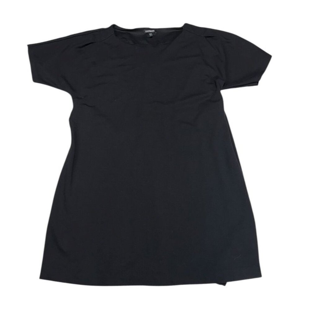 Express Tie Back Mini Dress Black Size Medium